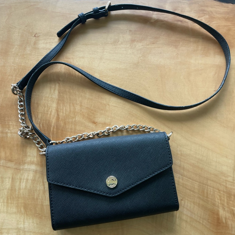 Michael Kors- Elegant Black Chain Strap Women's Bag